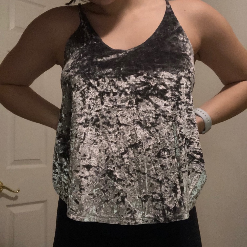 American Eagle Velvet Tank Top
